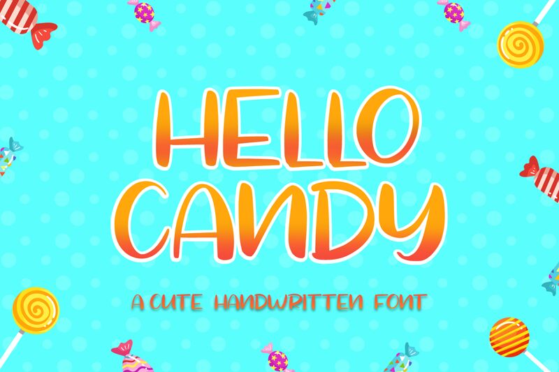 Hello Candy Шрифт