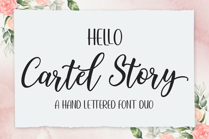Hello Cartel Story Sans Schriftart