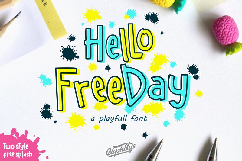 Hellofreeday Schriftart
