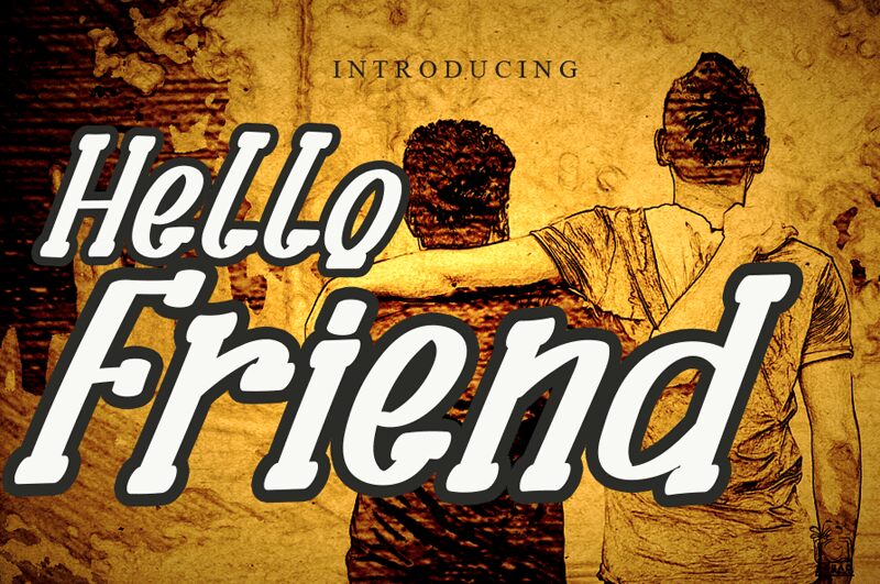 Hello Friend フォント