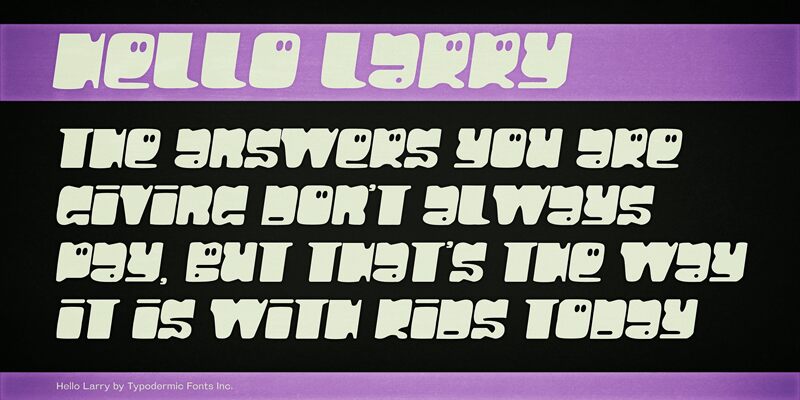 Hello Larry Carattere