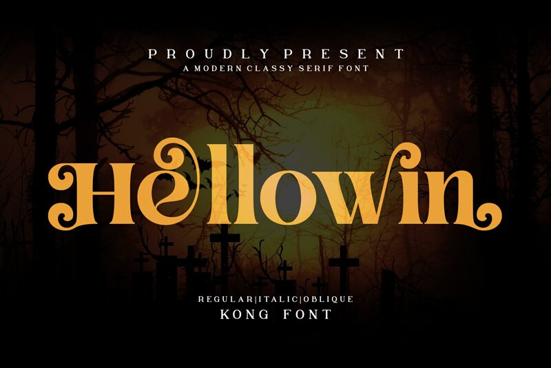 Hellowin Schriftart