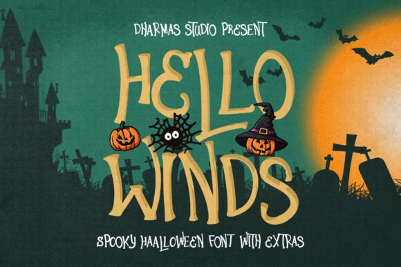 Hello Winds Schriftart