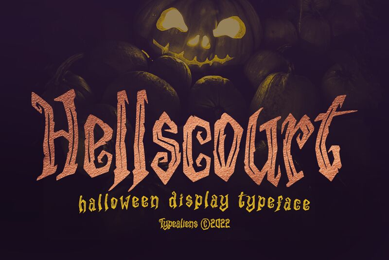 Hellscourt Schriftart