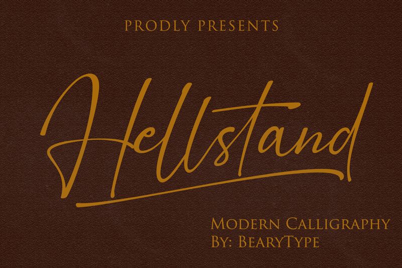 Hellstand Druh písma