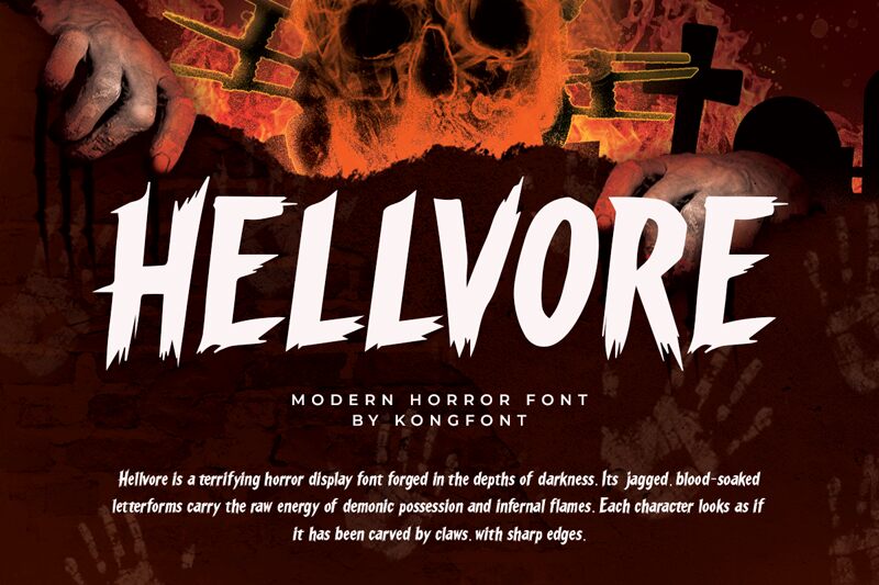 Hellvore PERSONAL USE ONLY! — Presentación de la fuente