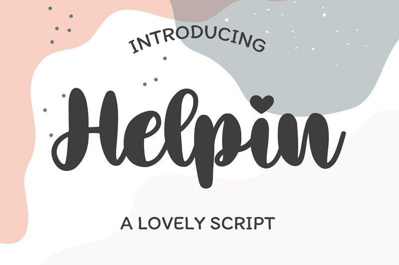 Helpin Schriftart
