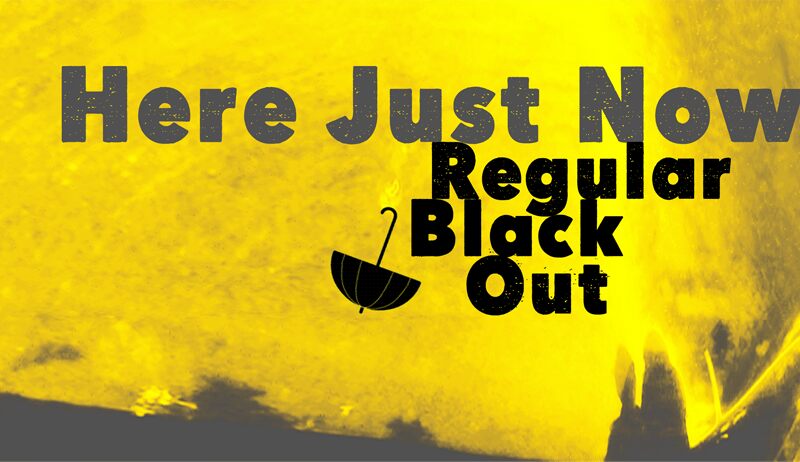 Here Just Now Out Schriftart