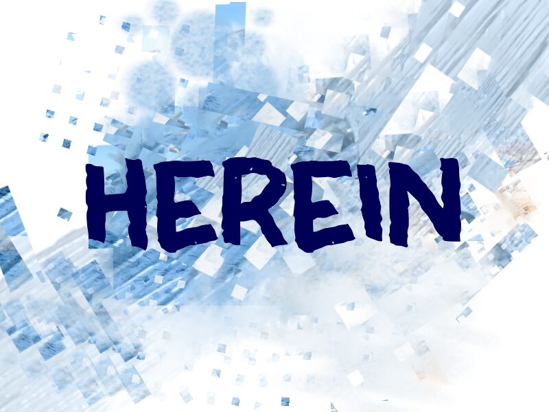 h Herein Schriftart
