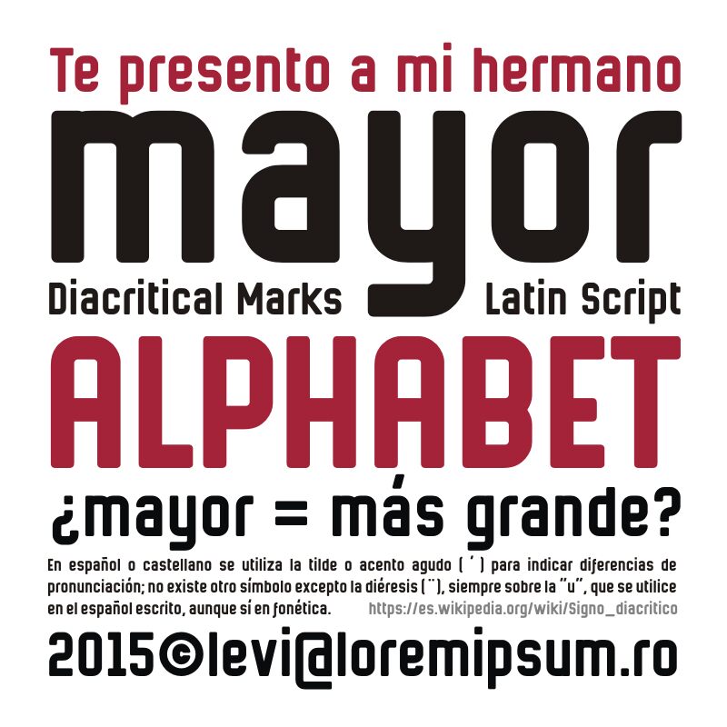 HermanoMayor Schriftart