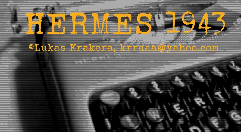 HERMES 1943 Czcionka