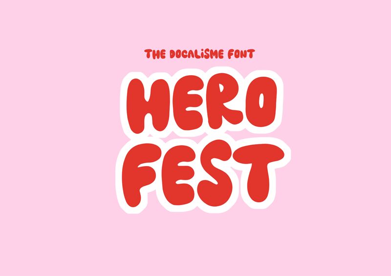 Hero Fest Schriftart