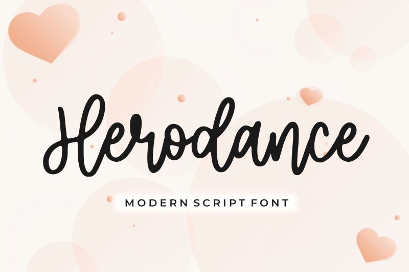 Herodance Schriftart