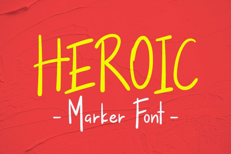 Heroic Schriftart