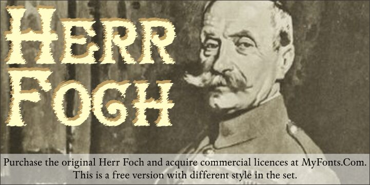 HerrFoch Gradient Schriftart