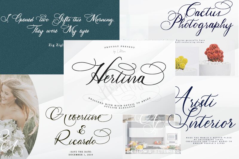 Hertina Schriftart