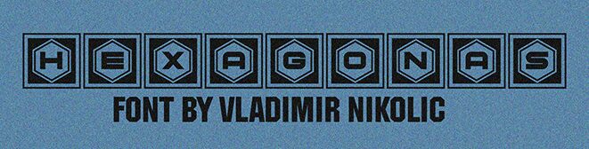 Hexagonas 字体