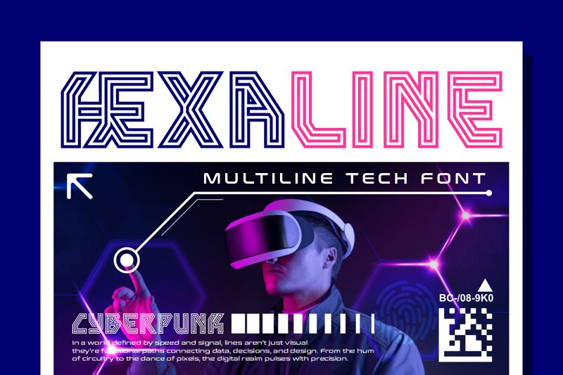 Hexaline — Presentación de la fuente