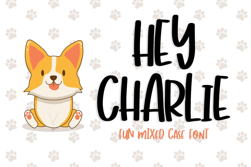 Hey Charlie Шрифт