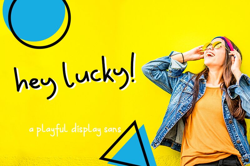 Hey Lucky Czcionka