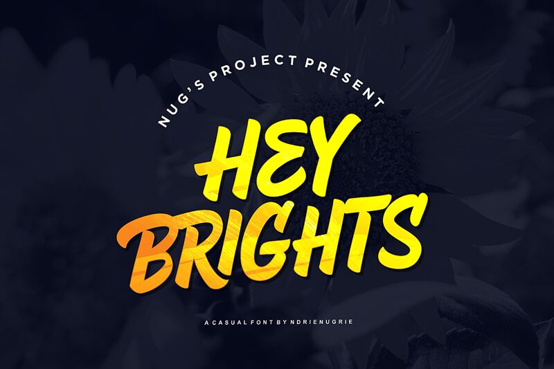 HeyBrights Schriftart