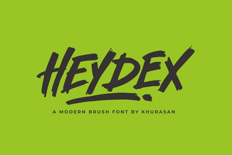 Heydex Schriftart