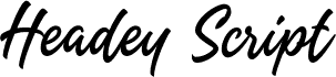 Headey Script Regular