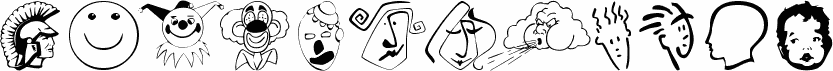 Preview of the Heads 2 font