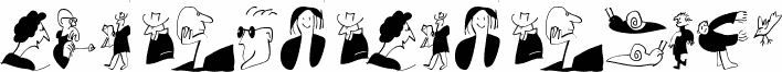 Vorschau der Schriftart HeadsAndHandsTwo