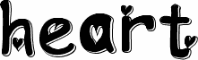 heart emboss