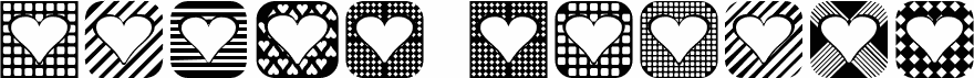Preview of the Heart Things 2 font