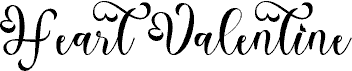 Heart Valentine Demo 字体