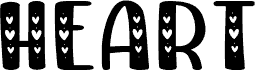 HEART 字体