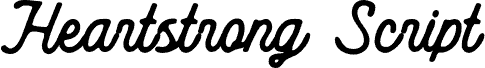 HeartstrongScriptSmooth-Reg шрифт