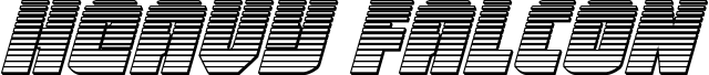 Heavy Falcon Chrome Italic