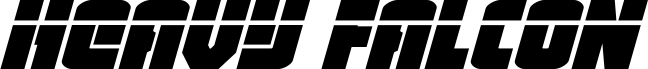 Heavy Falcon Laser Italic