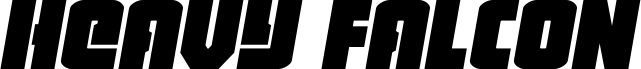 Heavy Falcon Semi-Italic