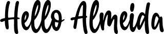 Hello Almeida Regular
