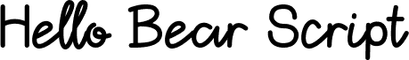 Hello Bear Script