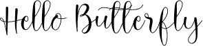 Hello Butterfly
