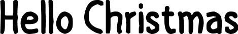Vorschau der Schriftart Hello Christmas - Free