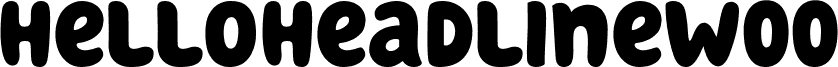 Hello Headline W00 Regular