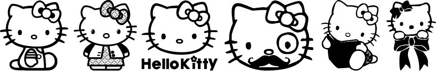 hello kitty text art copy and paste