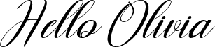 Hello Olivia Italic