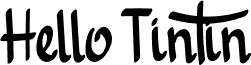 Hello Tintin