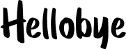 Hellobye Regular