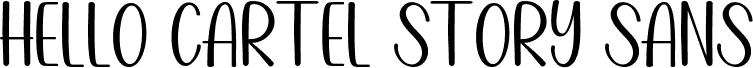 HelloCartelStorySans