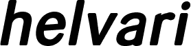 helvari Bold Italic