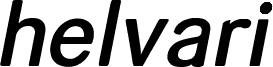 helvari Medium Italic