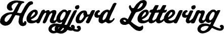 Hemgjord Lettering PERSONAL Regular